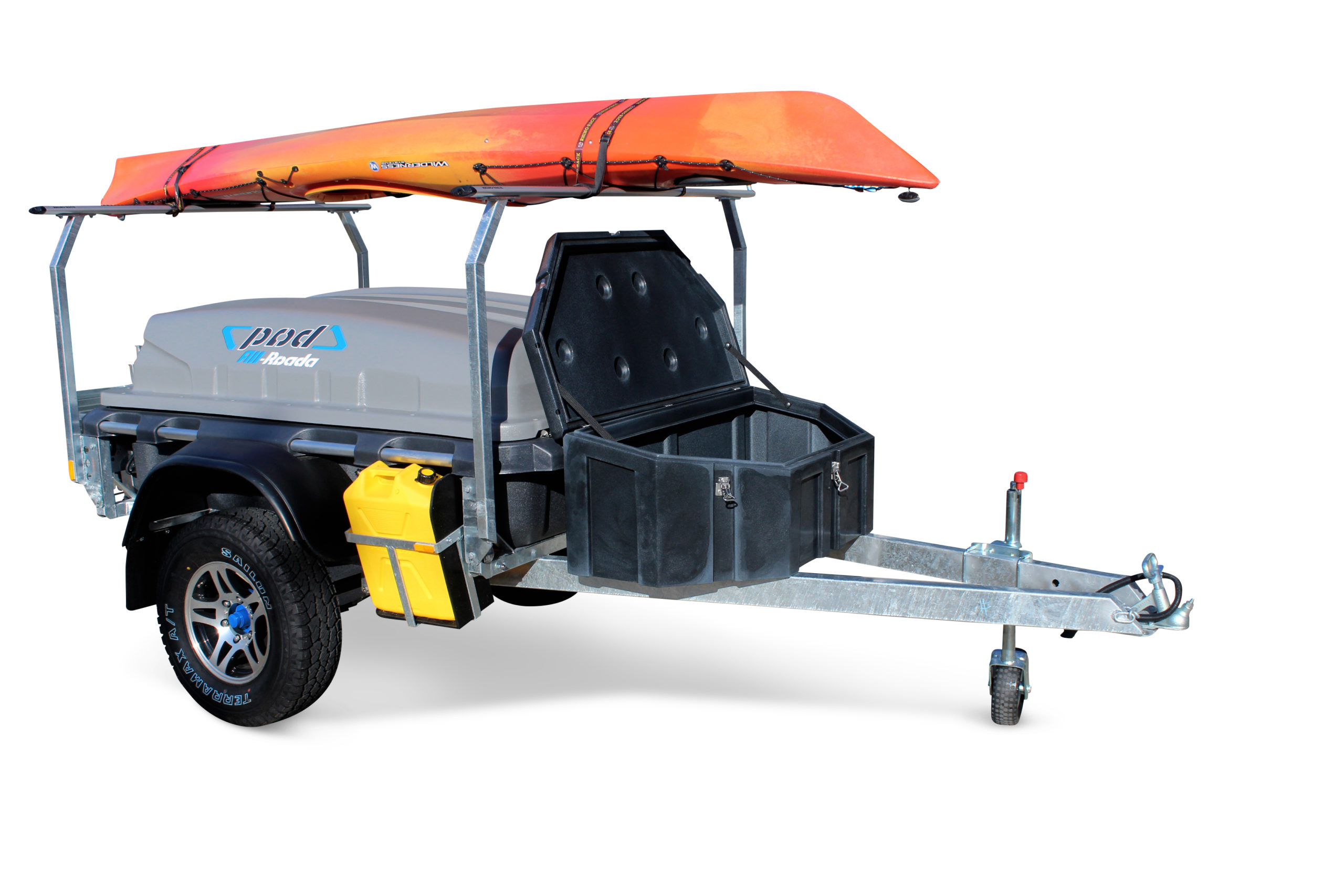 Chassis Mounted Overhead Kayak Racks - Stockman