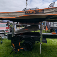 Darche awnings on stockman pod trailer