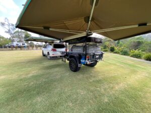 Stockman Extreme Pod Trailer with 30 second awning.