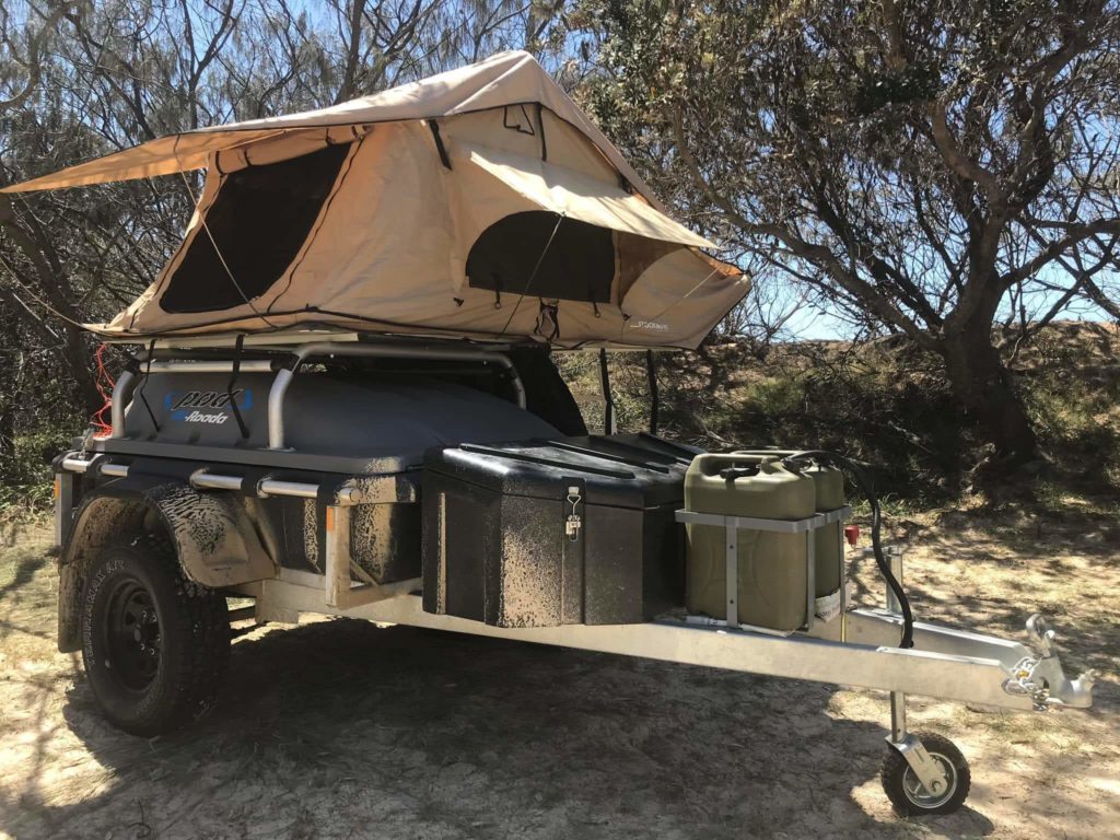 Pod Trailer with Stockman Roof Top Camper