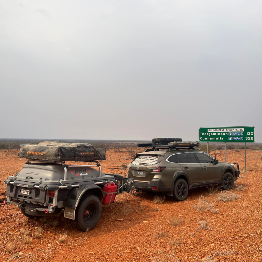 Stockman All-Roada Pod Trailer with Subaru Outback