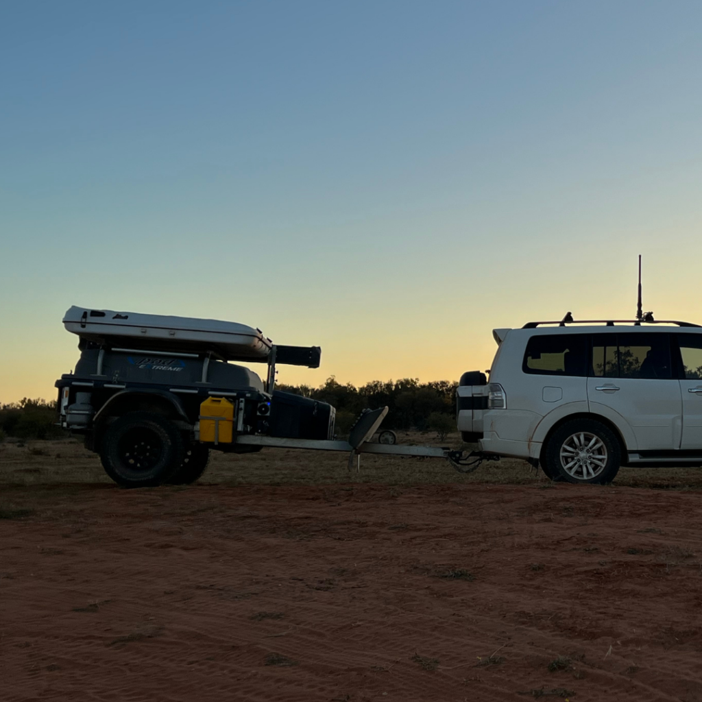 Stockman Extreme Pod Trailer in the Australian Outback
